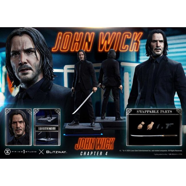 John Wick Kapitel 4 Premium Masterline Series Statue 1/4 John Wick 54 cm