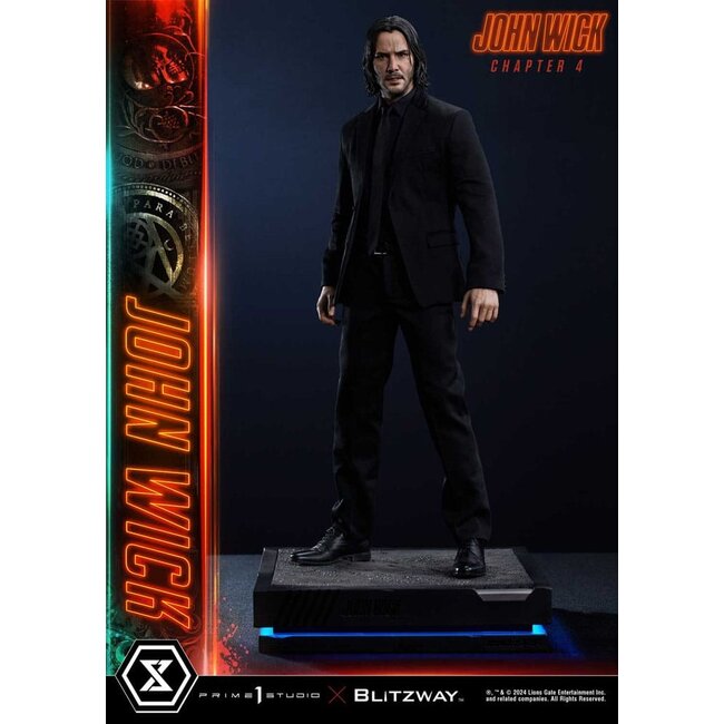 John Wick Chapter 4 Ultimate Premium Masterline Series Statue 1/4 John Wick Deluxe Version 54 cm