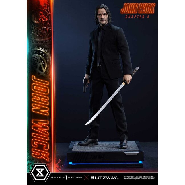 John Wick Kapitel 4 Ultimate Premium Masterline Series Statue 1/4 John Wick Deluxe Bonus Version 54 cm