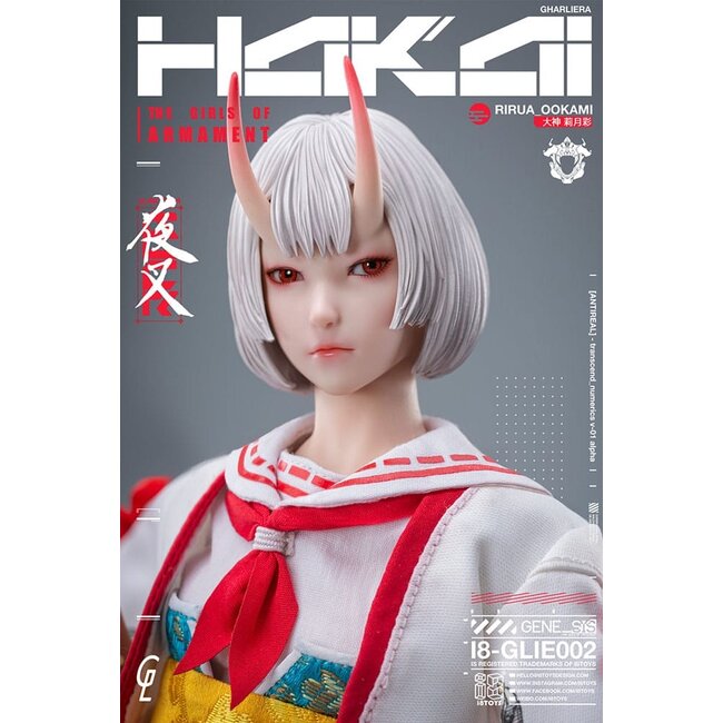 Original Charakter i8Toys x Gharliera Actionfigur 1/6 The Girls of Armament Rirua Ookami 28 cm