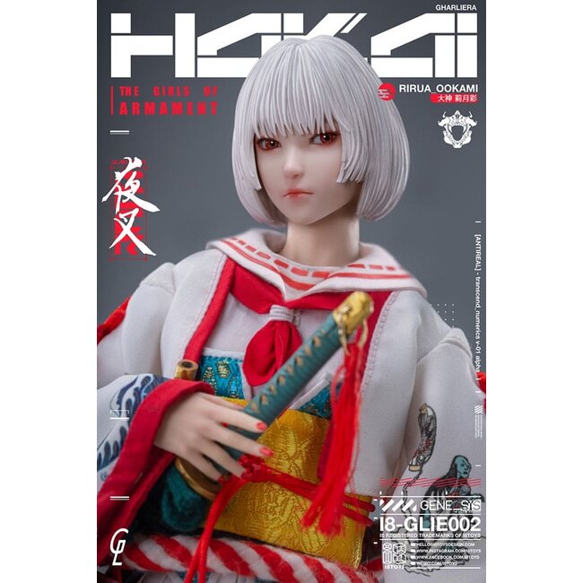 Original Charakter i8Toys x Gharliera Actionfigur 1/6 The Girls of Armament Rirua Ookami 28 cm