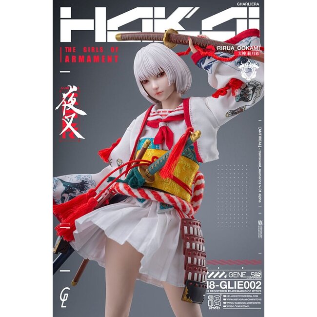 Original Charakter i8Toys x Gharliera Actionfigur 1/6 The Girls of Armament Rirua Ookami 28 cm