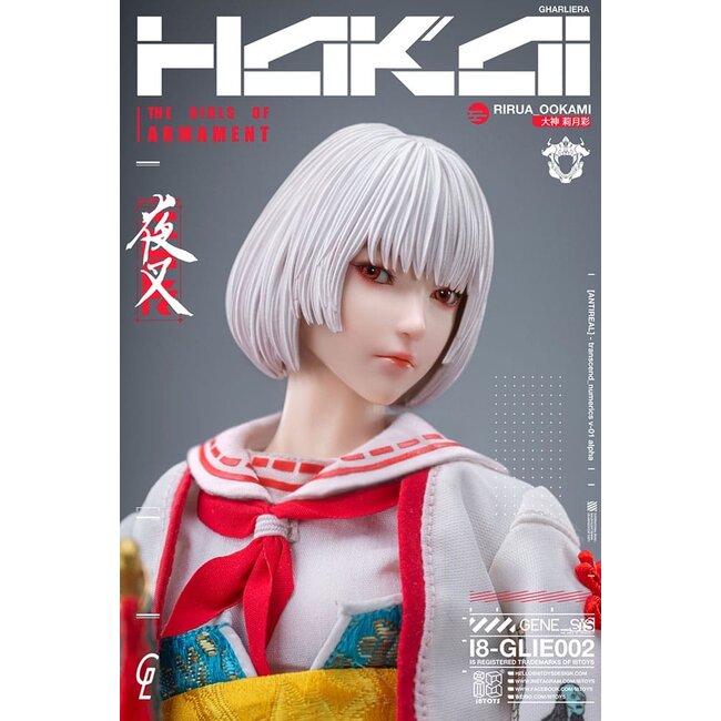 Original Charakter i8Toys x Gharliera Actionfigur 1/6 The Girls of Armament Rirua Ookami 28 cm