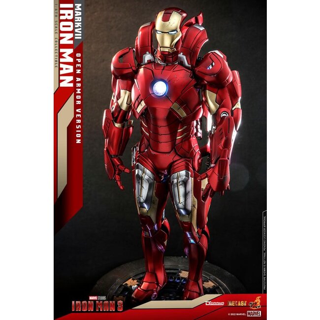 Iron Man 3 Diorama 1/6 Iron Man Mark VII (Version mit offener Rüstung) 32 cm