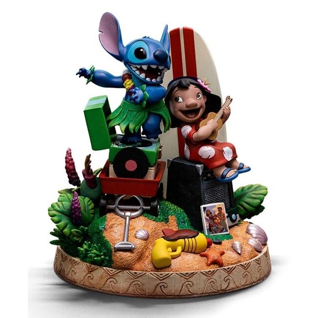 Iron Studios Lilo & Stitch Deluxe Art Scale Statue 1/10 Lilo & Stitch 20 cm