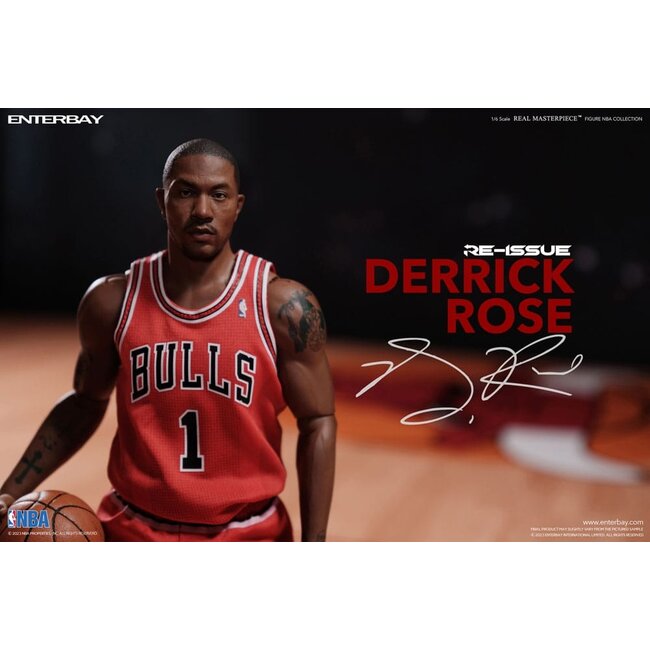 NBA Collection Real Masterpiece Action Figure 1/6 Derrick Rose Limited Retro Edition 30 cm
