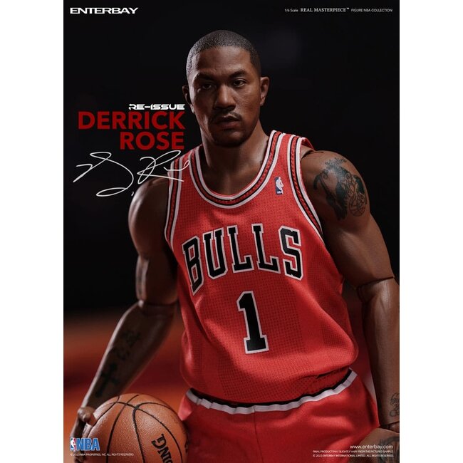 NBA Collection Real Masterpiece Action Figure 1/6 Derrick Rose Limited Retro Edition 30 cm