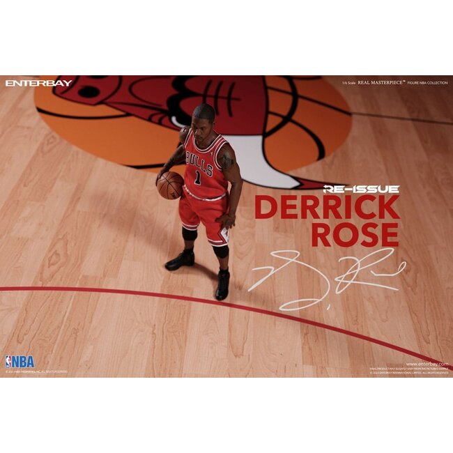 NBA Collection Real Masterpiece Action Figure 1/6 Derrick Rose Limited Retro Edition 30 cm