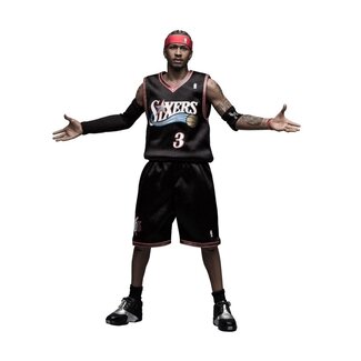 Enterbay NBA Collection Real Masterpiece Actionfigur 1/6 Allen Iverson Limited Retro Edition 30 cm