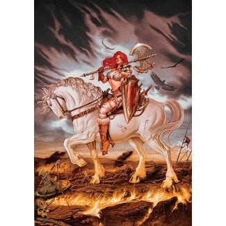 Sideshow Collectibles Dynamite Entertainment Kunstdruck Red Sonja: World on Fire 46 x 61 cm – ungerahmt