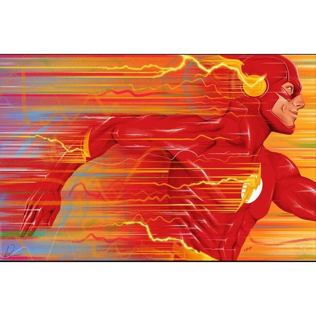 DC Comics Art Print The Flash 61 x 41 cm - unframed