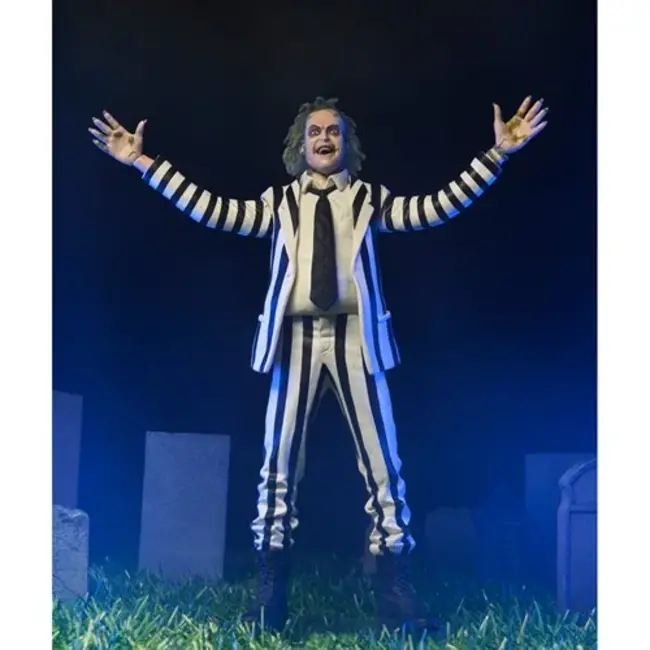 Beetlejuice 1988 Action Figure 1/4 Striped Suit Beetlejuice 45 cm
