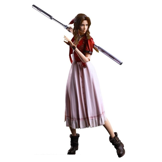 Final Fantasy VII Rebirth Play Kai Arts Action Figure Aerith Gainsborough 24 cm