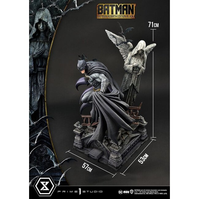 Batman Ultimate Premium Masterline Series Statue 1/4 Batman Rebirth Edition Schwarz 71 cm
