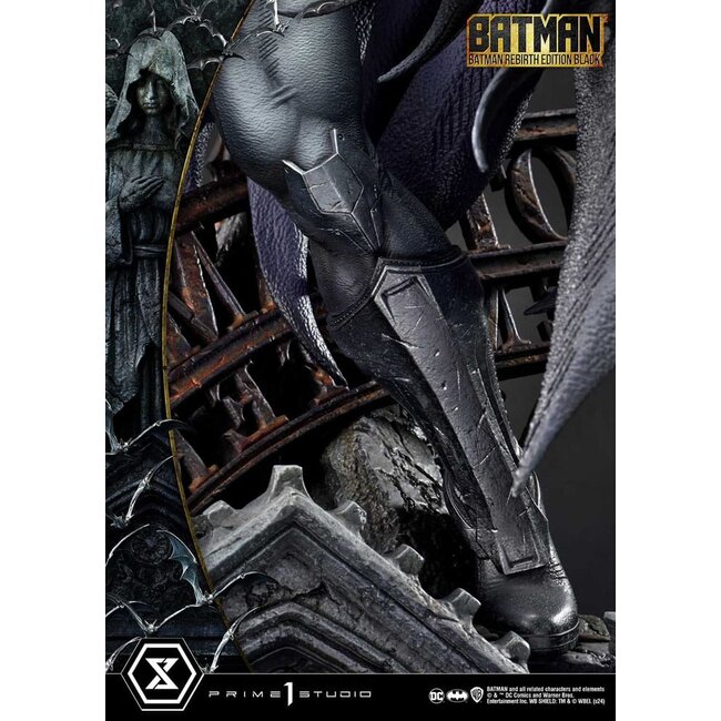 Batman Ultimate Premium Masterline Series Statue 1/4 Batman Rebirth Edition Black Deluxe Version 71 cm
