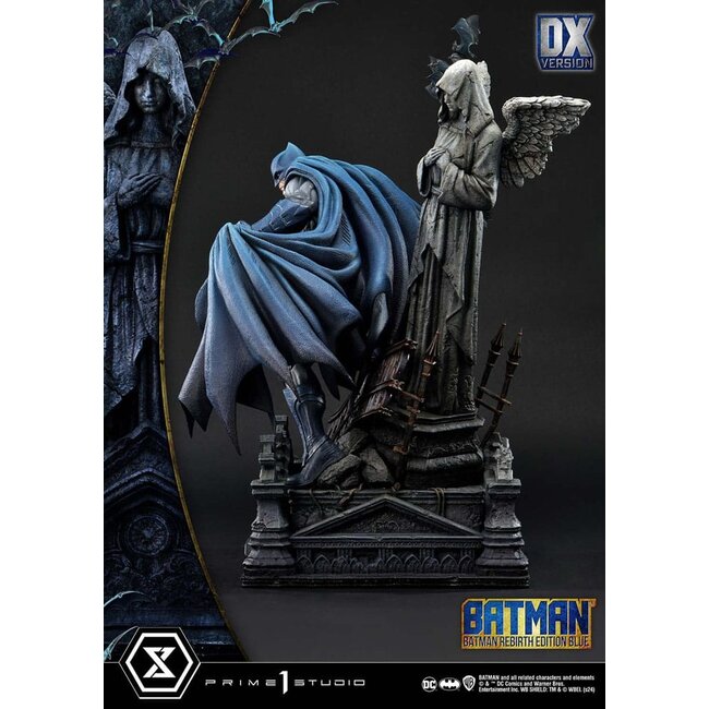 Batman Ultimate Premium Masterline Series Statue 1/4 Batman Rebirth Edition Blue Deluxe Bonus Version 71 cm