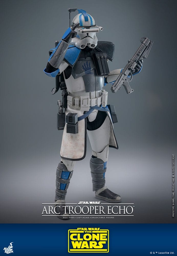 Star Wars: The Clone Wars Action Figure 1/6 Arc Trooper Echo 30 cm ...