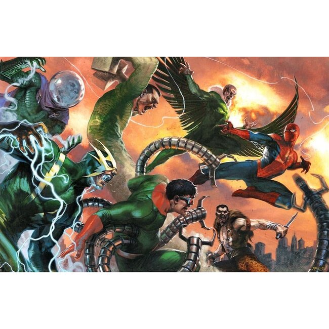 Marvel-Kunstdruck The Amazing Spider-Man vs Sinister Six, 61 x 41 cm, ungerahmt