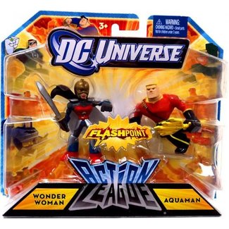 DC Direct Action League Wonder Woman & Aquaman Mini Figures