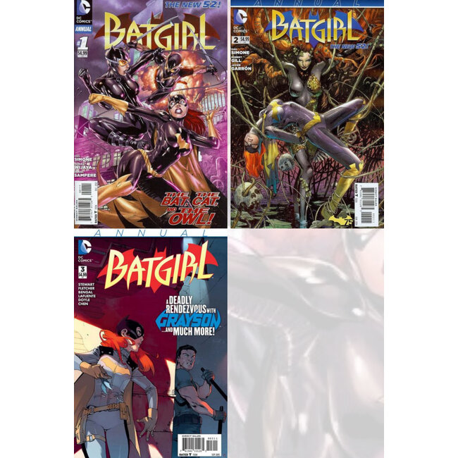 DC Comics Batgirl, Band 4 Jahres-Komplettset (3)