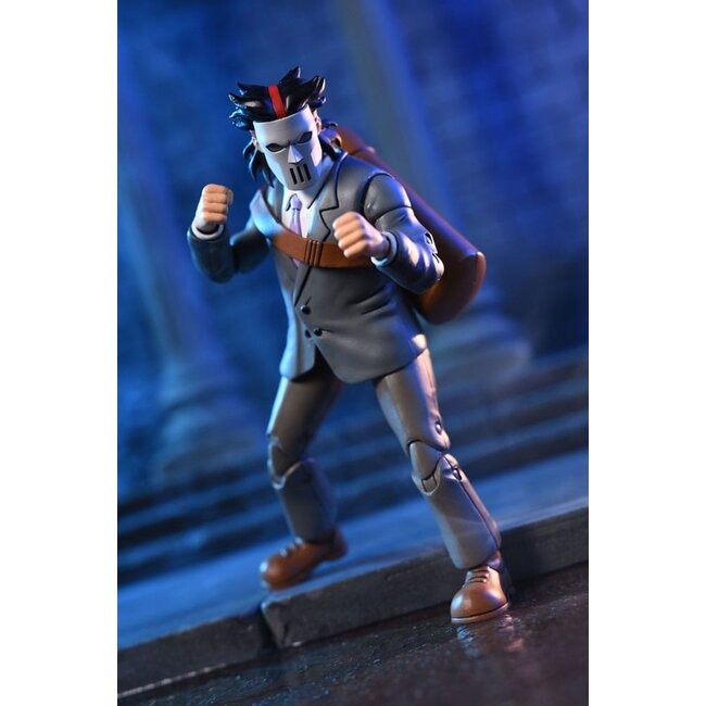 Teenage Mutant Ninja Turtles (Cartoon) Actionfigur 2er-Pack Business Suit Casey Jones & Split Foot Soldier 18 cm