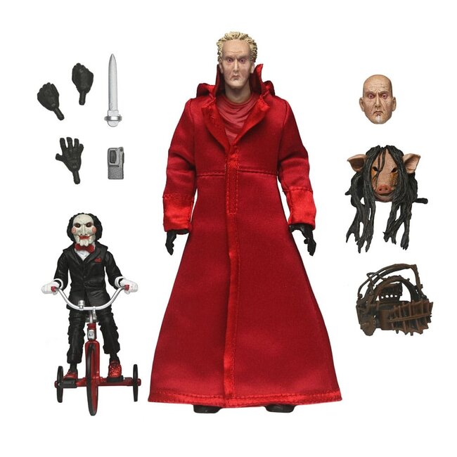 NECA  Saw Action Figure Ultimate Jigsaw Killer Red Robe 18 cm