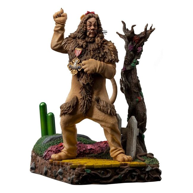 Iron Studios Der Zauberer von Oz Deluxe Art Scale Statue 1/10 Feiger Löwe 20 cm