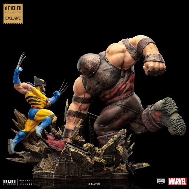 Marvel BDS Art Scale Statue 1/10 Wolverine vs Juggernaut EU Exclusive 30 cm