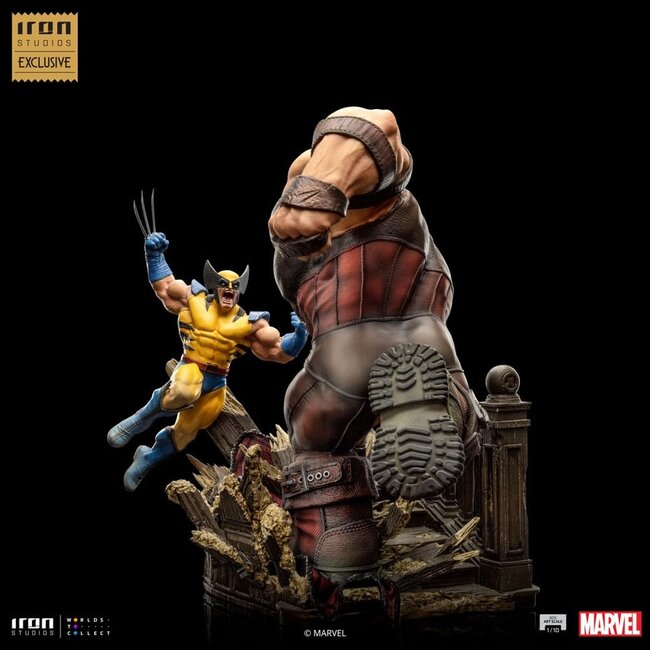 Marvel BDS Art Scale Statue 1/10 Wolverine vs Juggernaut EU Exclusive 30 cm