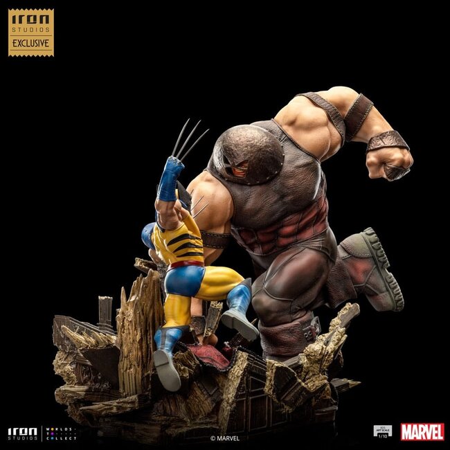 Marvel BDS Art Scale Statue 1/10 Wolverine vs Juggernaut EU Exclusive 30 cm
