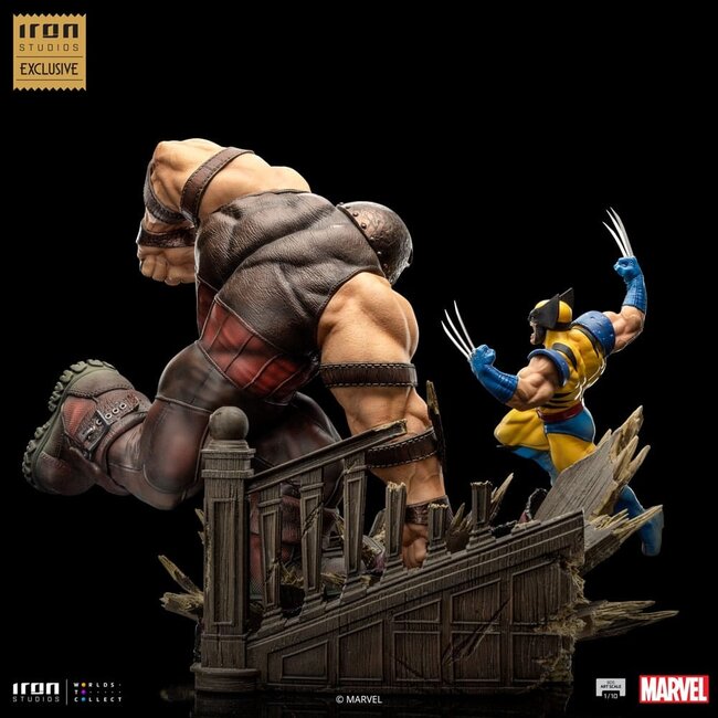 Marvel BDS Art Scale Statue 1/10 Wolverine vs Juggernaut EU Exclusive 30 cm