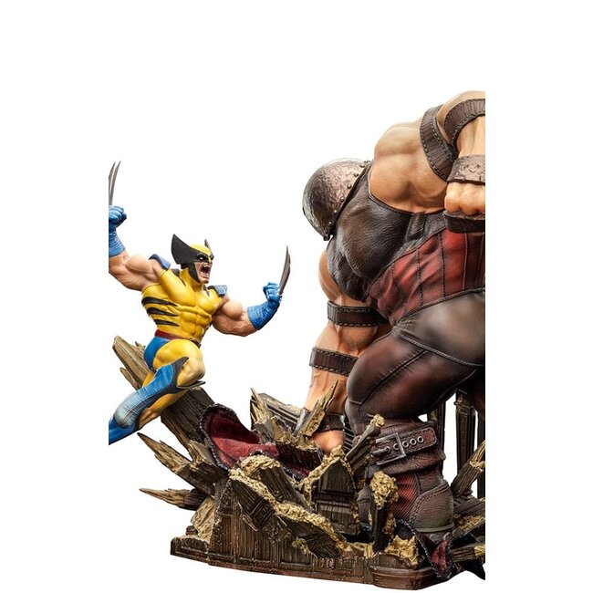 Marvel BDS Art Scale Statue 1/10 Wolverine vs Juggernaut EU Exclusive 30 cm