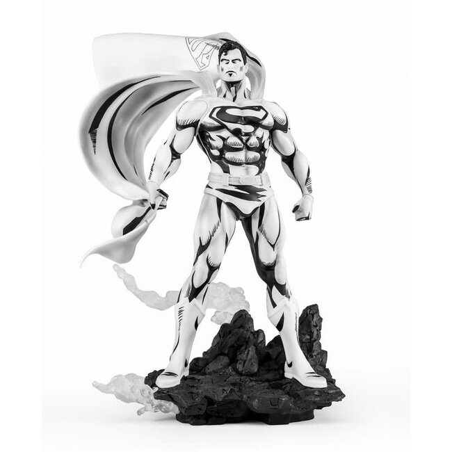 Man of Steel PX PVC Statue 1/8 SDCC 2024 Superman Black & White Version 36 cm
