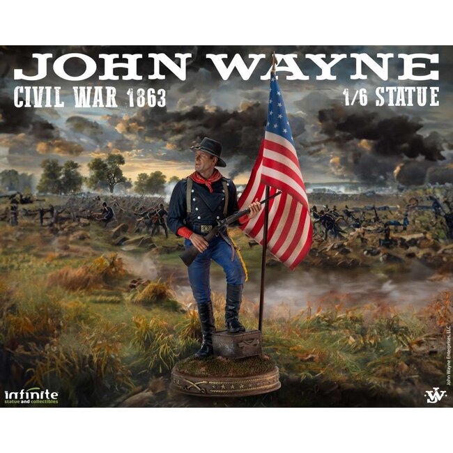 John Wayne Bürgerkrieg 1863 1/6 Statue