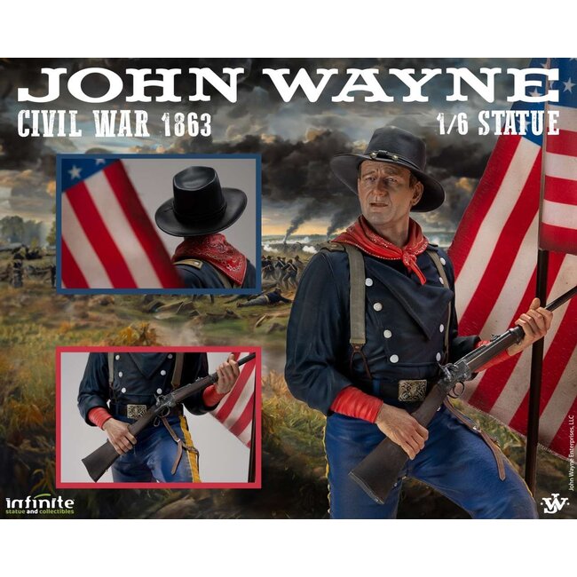 John Wayne Bürgerkrieg 1863 1/6 Statue