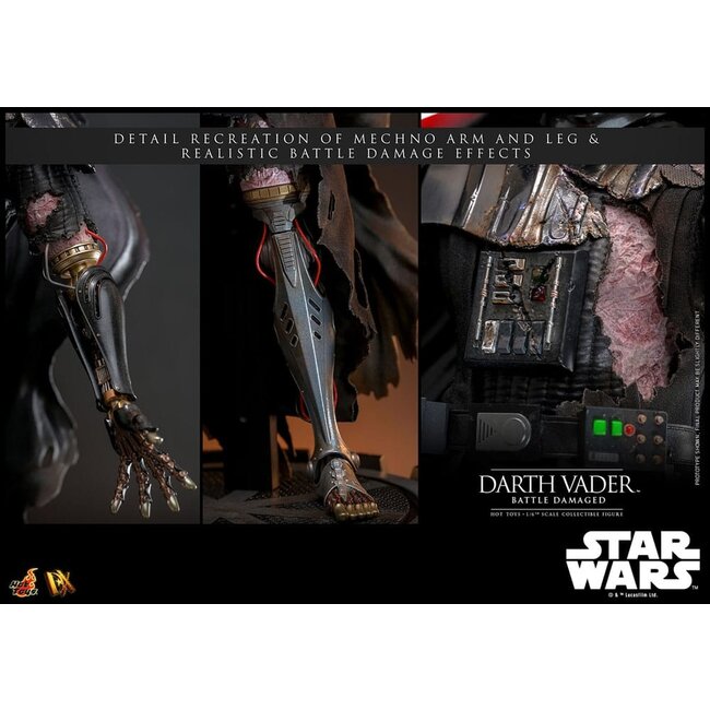 Star Wars Action Figure 1/6 Darth Vader (Battle Damaged) 35 cm