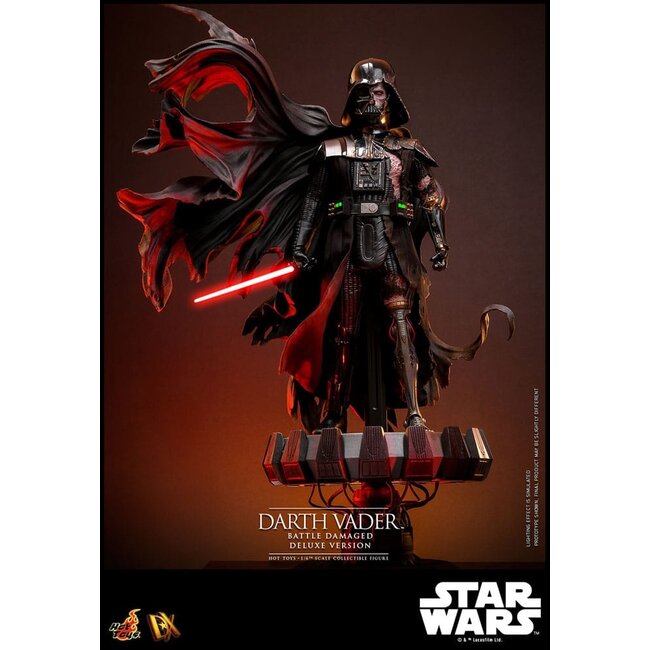 Star Wars Actionfigur 1/6 Darth Vader (Battle Damaged) Deluxe Version 35 cm