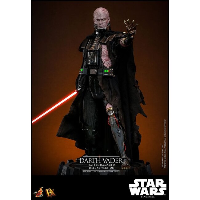 Star Wars Actionfigur 1/6 Darth Vader (Battle Damaged) Deluxe Version 35 cm