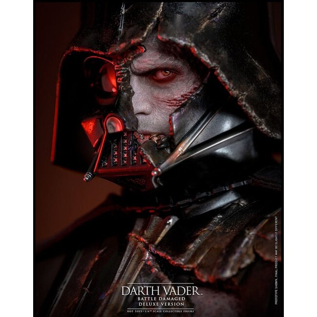 Star Wars Actionfigur 1/6 Darth Vader (Battle Damaged) Deluxe Version 35 cm