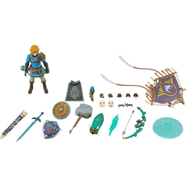 The Legend of Zelda Tears of the Kingdom Figma Action Figure Link Tears of the Kingdom Ver. DX Edition 15 cm