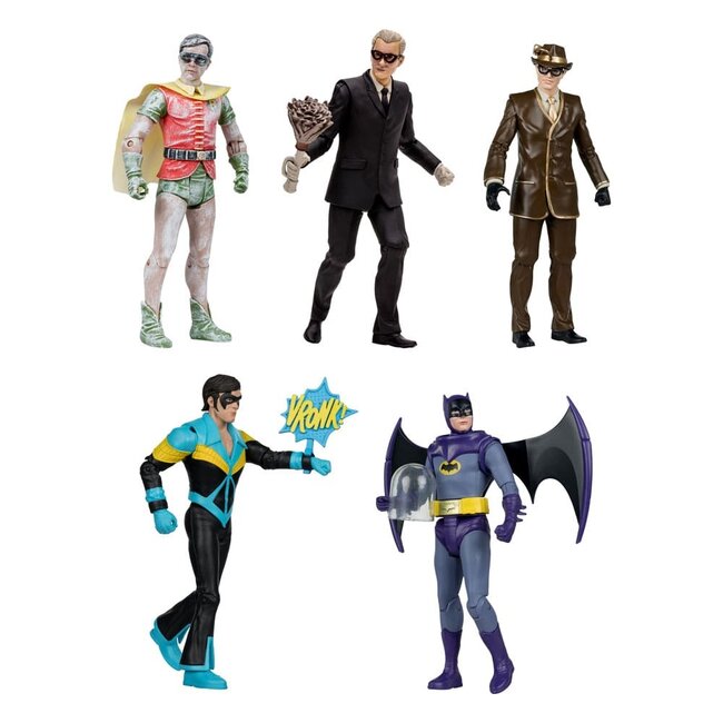 DC Retro Action Figures 15 cm Wave 10 Complete Set (5)