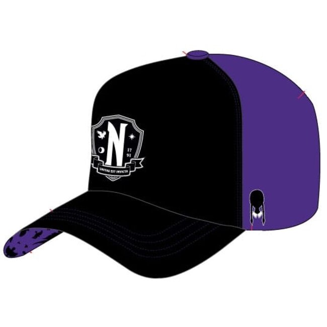 Wednesday Curved Bill Cap Nevermore