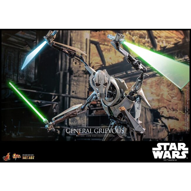 Star Wars Movie Masterpiece Diecast Action Figure 1/6 General Grievous 42 cm