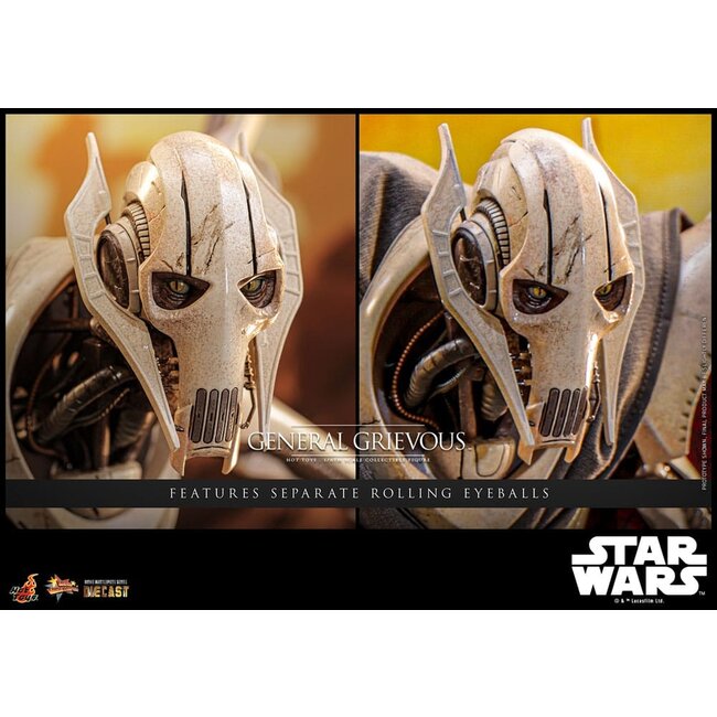 Star Wars Movie Masterpiece Diecast Action Figure 1/6 General Grievous 42 cm