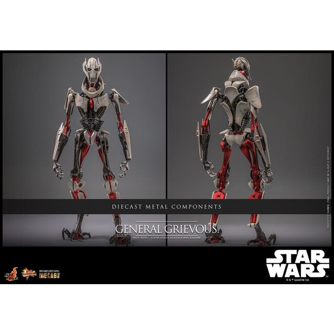 Star Wars Movie Masterpiece Diecast Action Figure 1/6 General Grievous 42 cm