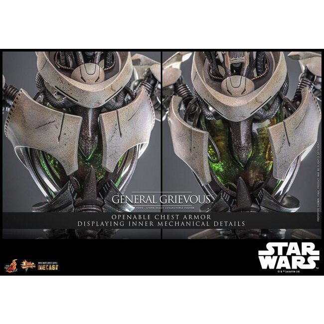 Star Wars Movie Masterpiece Diecast Action Figure 1/6 General Grievous 42 cm