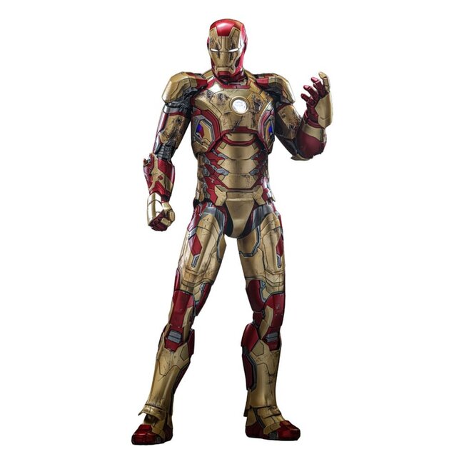 Hot Toys Iron Man 3 Movie Masterpiece Diecast Action Figure 1/6 Iron Man Mark XLII (2.0) 32 cm