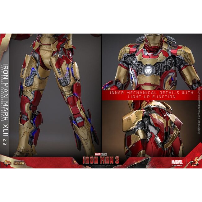 Iron Man 3 Movie Masterpiece Diecast Actionfigur 1/6 Iron Man Mark XLII (2.0) 32 cm