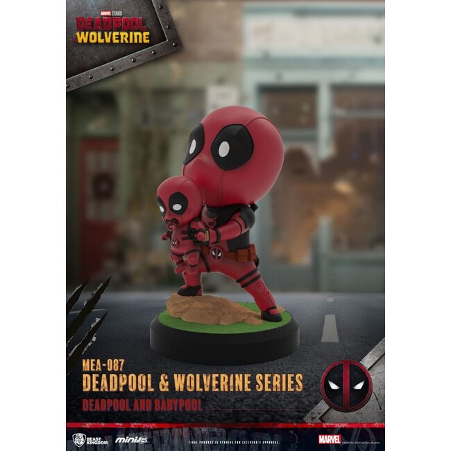 Deadpool 3 Deadpool & Wolverine Series Mini Egg Attack Figures Set 8 cm