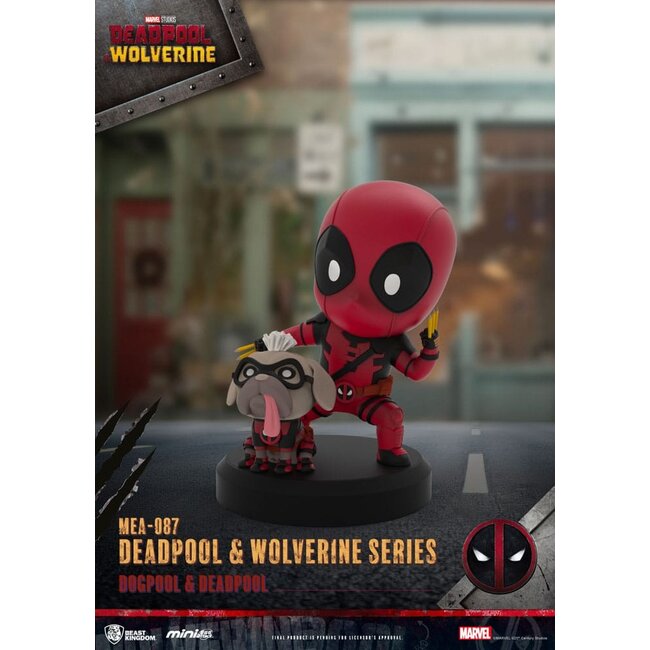 Deadpool 3 Deadpool & Wolverine Serie Mini Egg Attack Figuren Set 8 cm